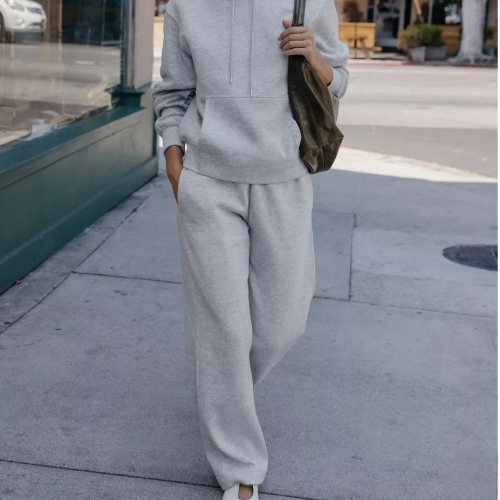 ZARA Wide Leg Fleece Pants
